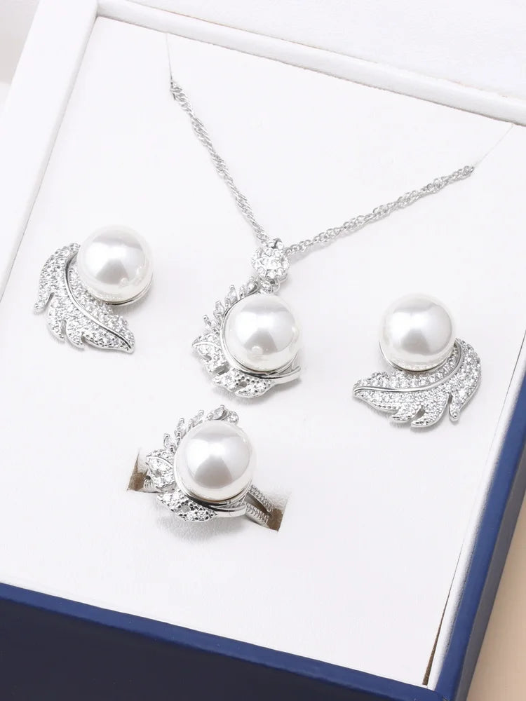 AVERLLA™ Freshwater Pearl & Beads Jewelry Set with 925 Sterling Silver