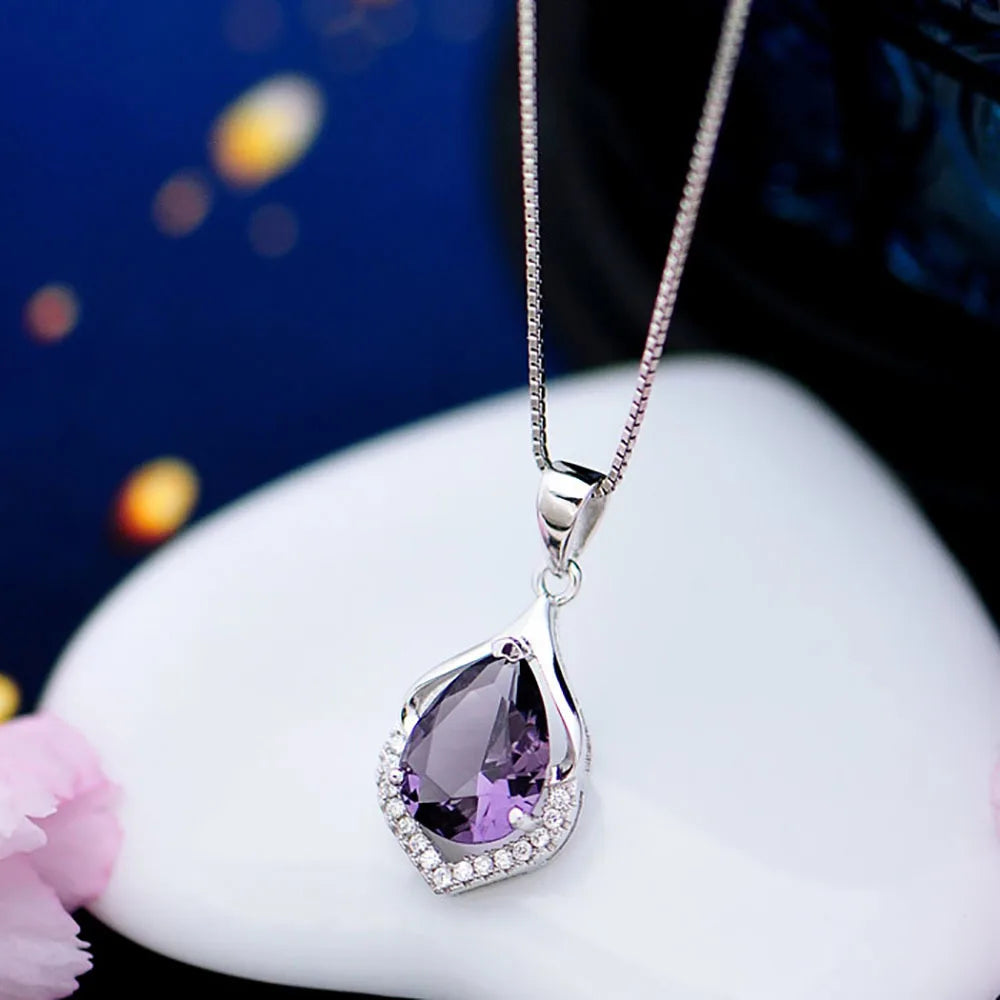 AVERLLA™ Mystic Amethyst Clavicle Necklace