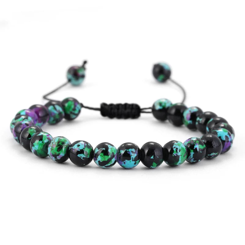 AVERLLA™ Healing Lava Stone & Tiger Eye Beads Adjustable Bracelet