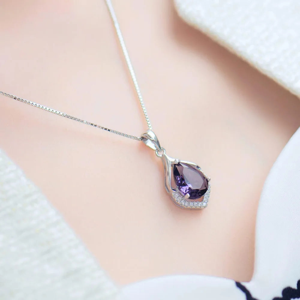 AVERLLA™ Mystic Amethyst Clavicle Necklace