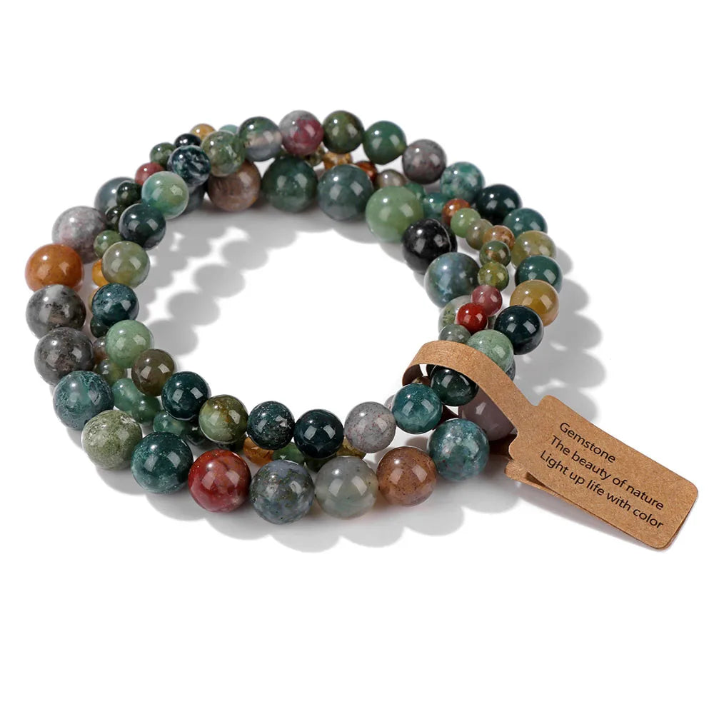 AVERLLA™ Natural Stone Beaded Bracelet Set