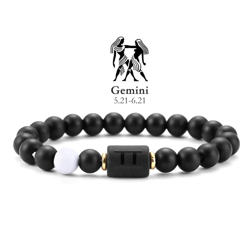 AVERLL™ 12 Star Signs Natural Stone Bracelets