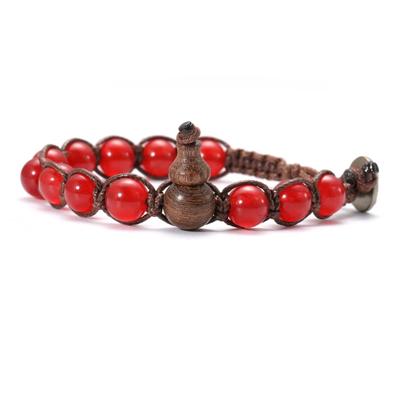 AVERLLA™ Serenity Ruyi Gourd Natural Stone Meditation Bracelet