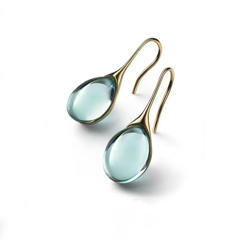 AVERLLA™ Gold-Color Earrings with Faux Cat's Eye Stones