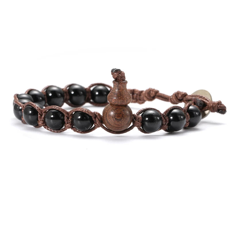 AVERLLA™ Serenity Ruyi Gourd Natural Stone Meditation Bracelet