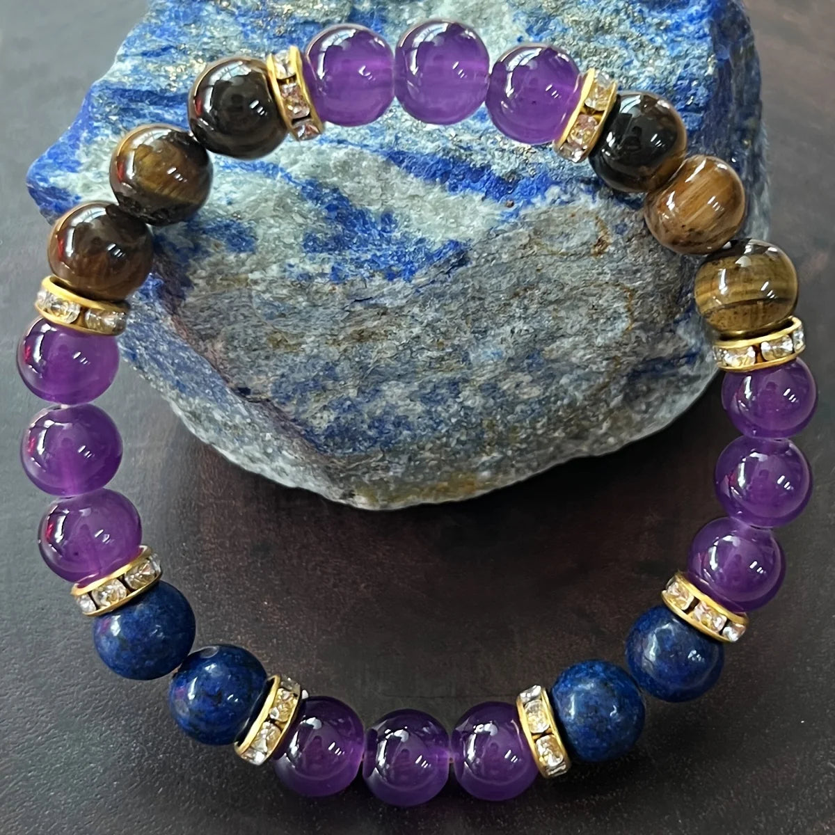 AVERLLA™ Handmade Tiger Eye Memory Bracelet