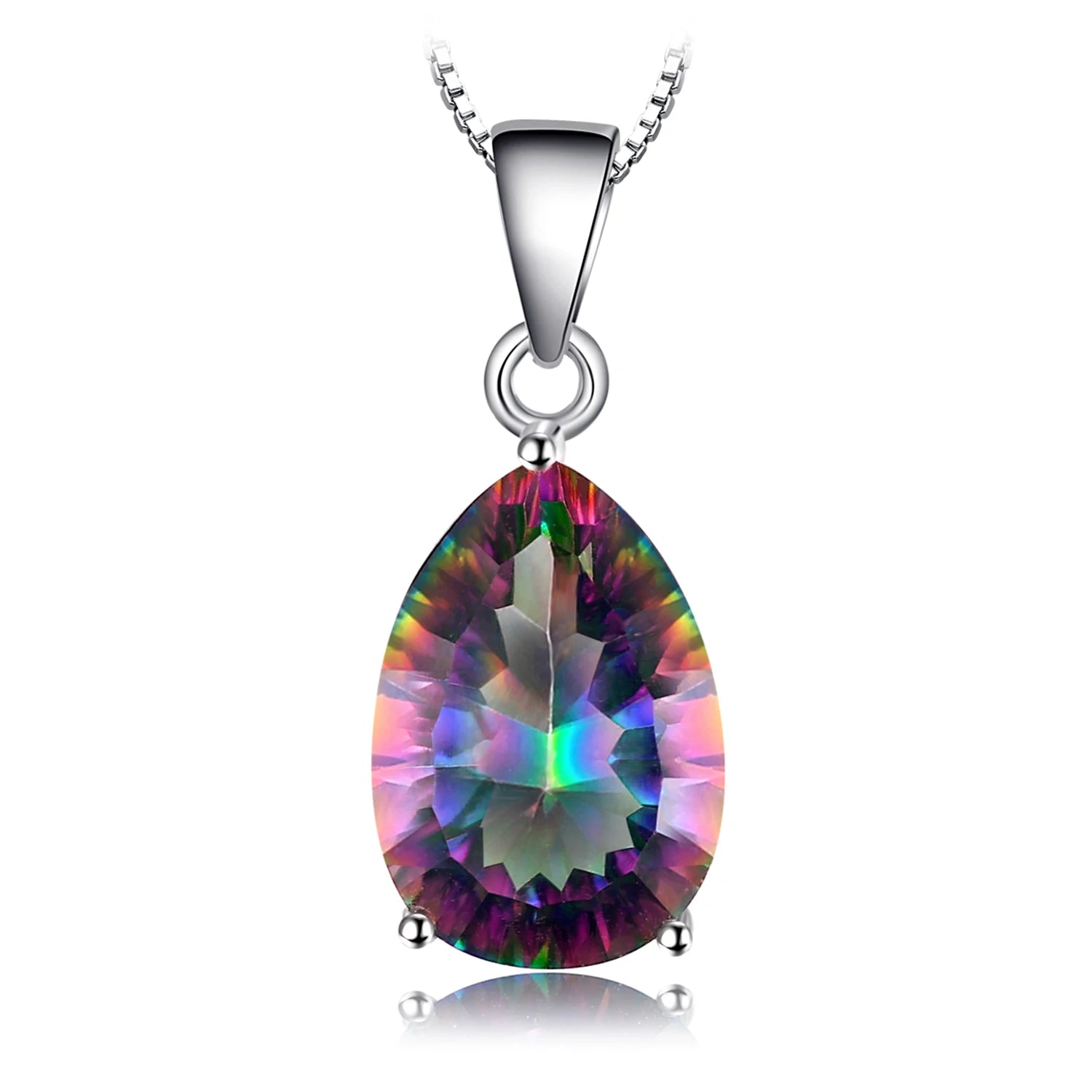 AVERLLA™ Radiant Heart Mystic Quartz Pendant Necklace