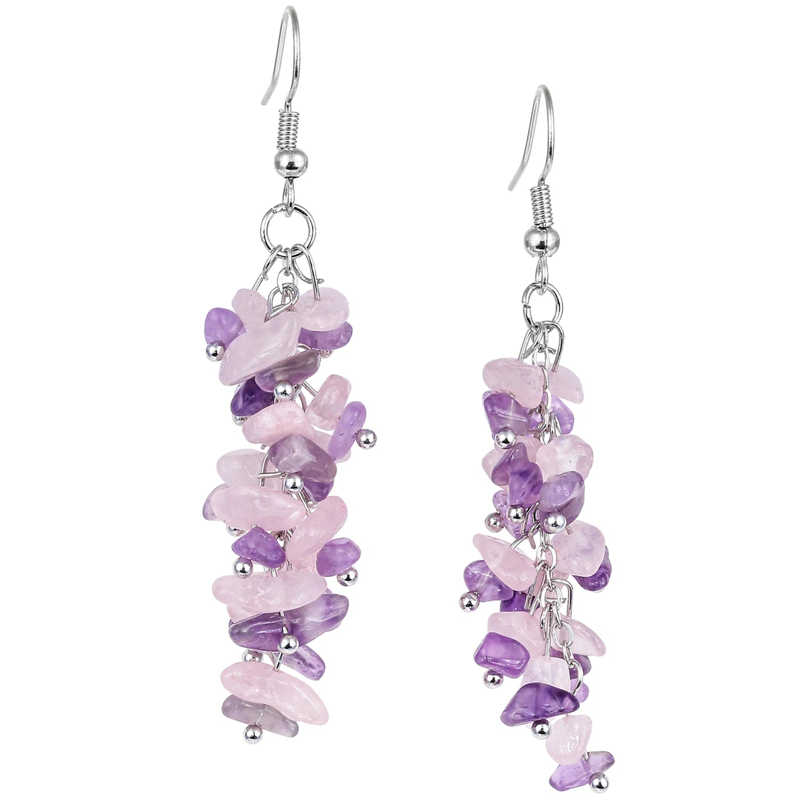 AVERLLA™ Natural Crystal Chips Stone Drop Earrings