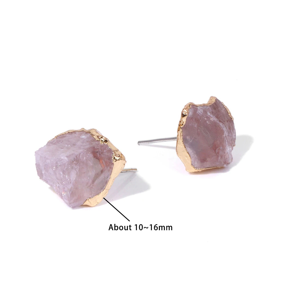 AVERLLA™ Natural Druzy Round Earrings