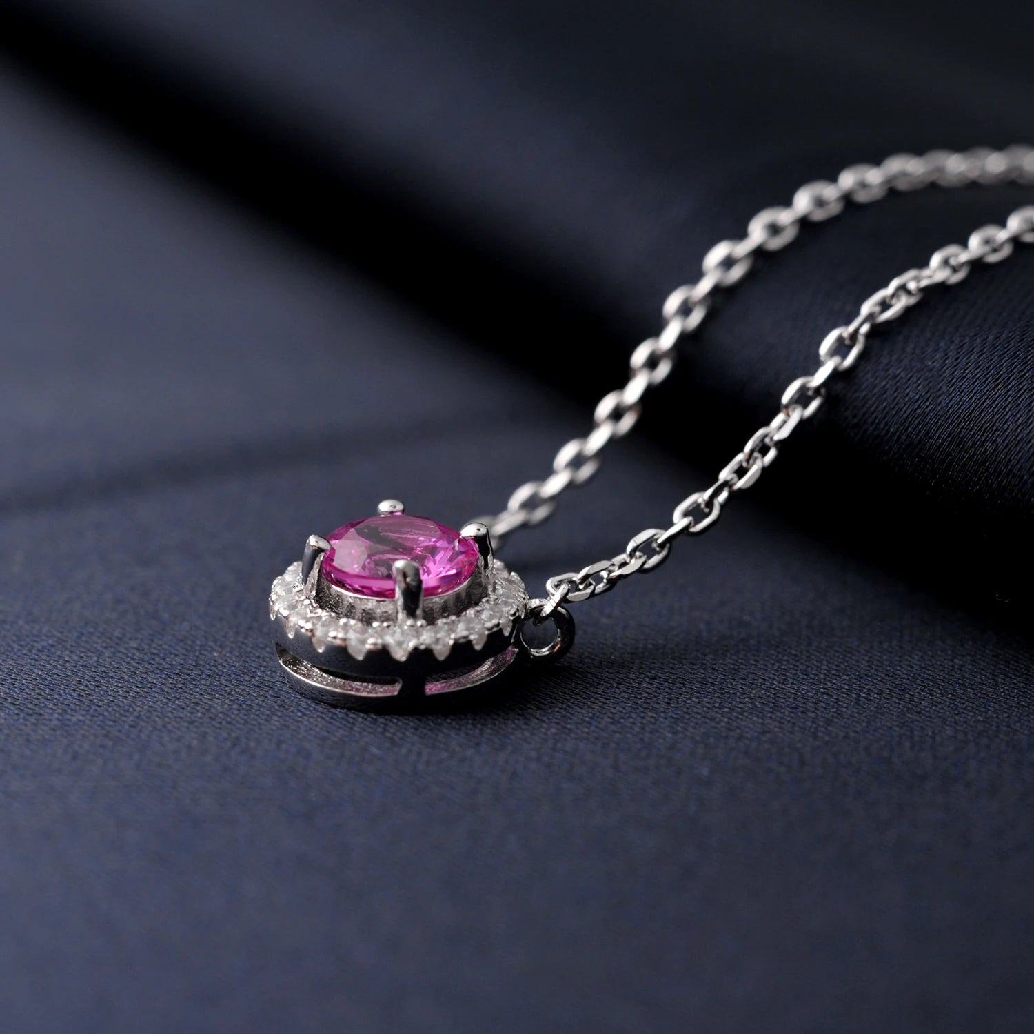 AVERLLA™ Blush Radiance Pink Sapphire Pendant Necklace