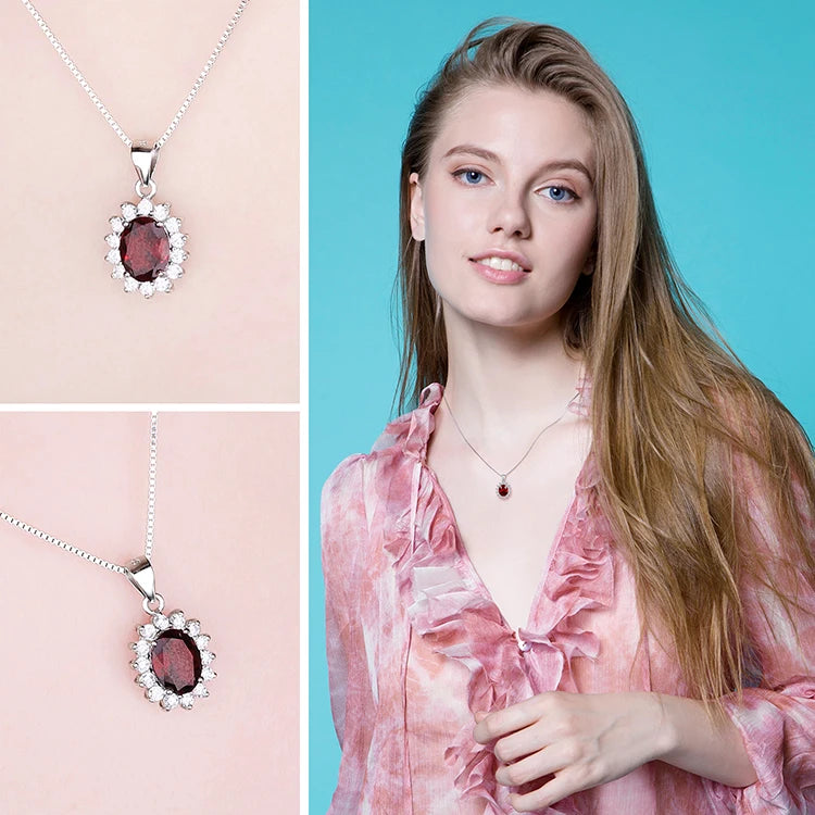 AVERLLA™ Created Alexandrite Sapphire & Multi-Gemstone Silver Pendant Necklace