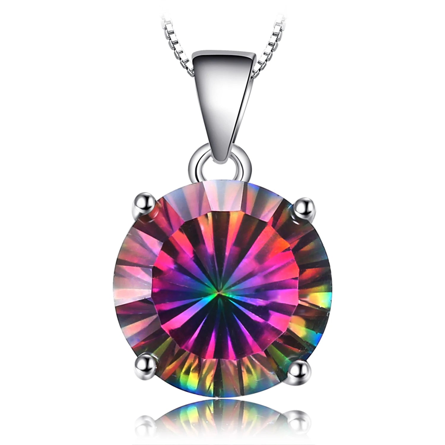 AVERLLA™ Radiant Heart Mystic Quartz Pendant Necklace