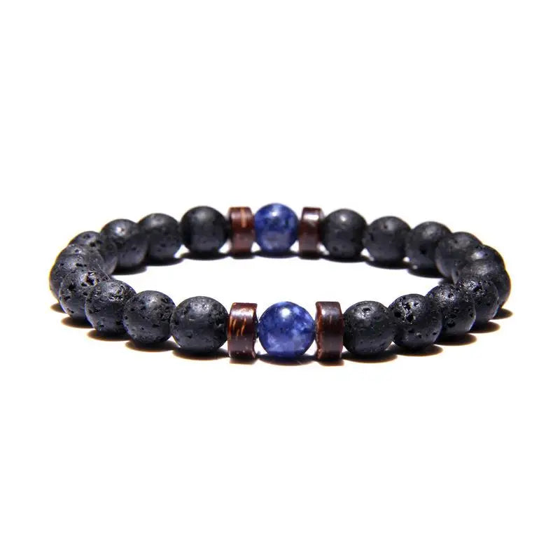 AVERLLA™ Mystic Ember Lava Stone Bracelet