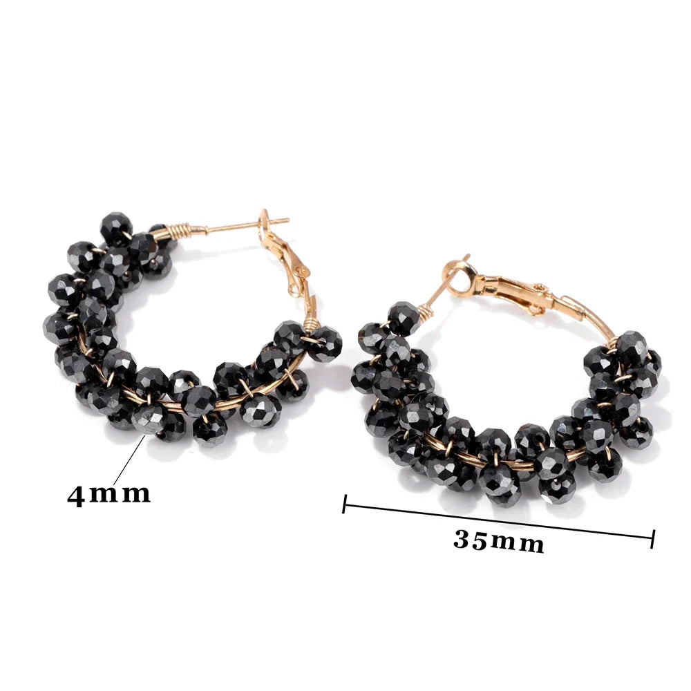 AVERLLA™ Crystal Beads Earrings Multicolour Crystal Beads