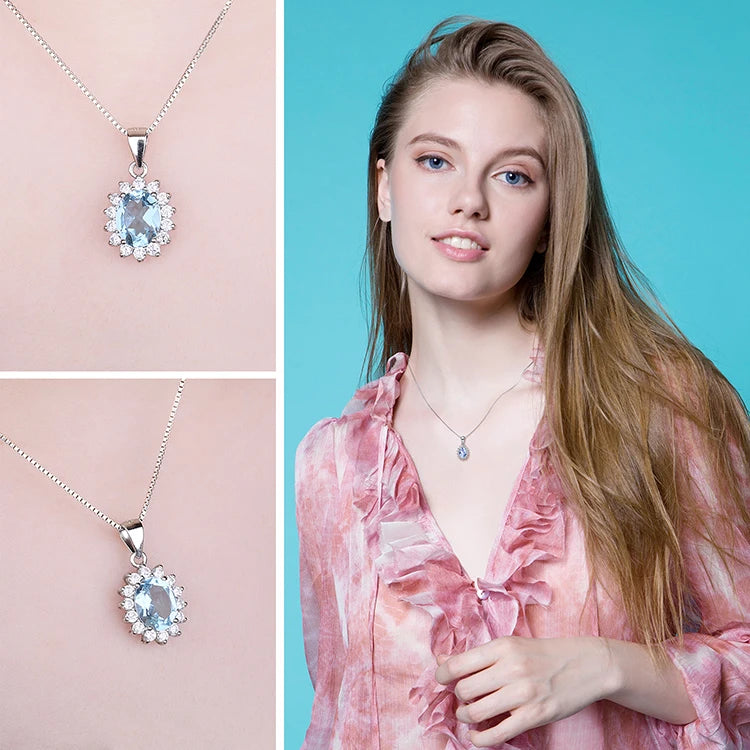 AVERLLA™ Created Alexandrite Sapphire & Multi-Gemstone Silver Pendant Necklace