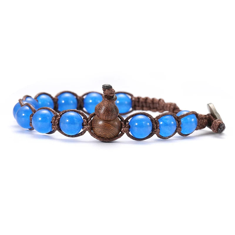 AVERLLA™ Serenity Ruyi Gourd Natural Stone Meditation Bracelet